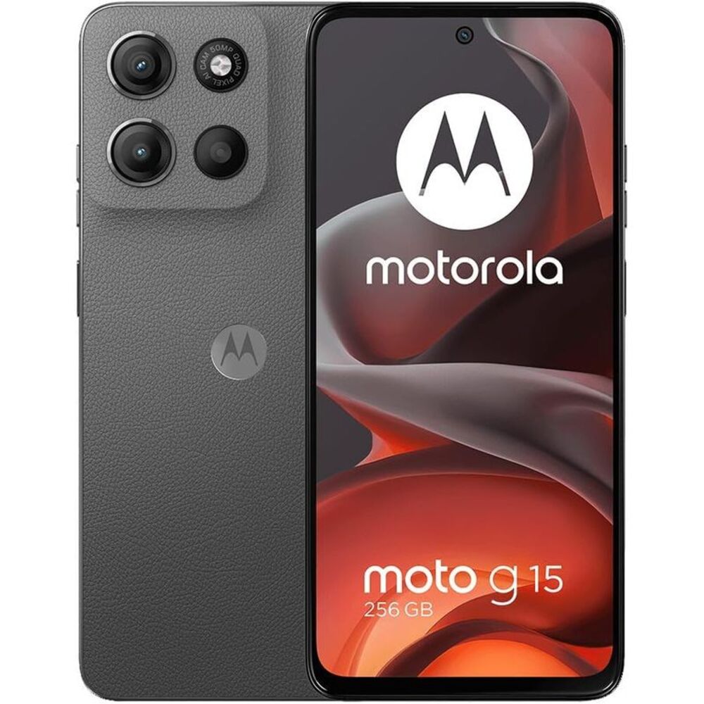 Motorola Moto G15 4G 256GB+4GB 6.72" Dual-SIM Unlocked Android Smatphone, Gray
